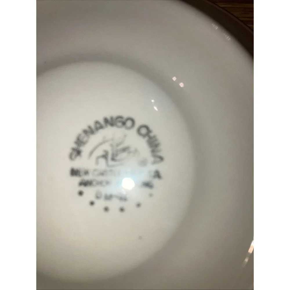 Tea Cup Saucer by Shenango China Morning‎ Glory